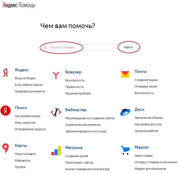 Яндекс.помощь